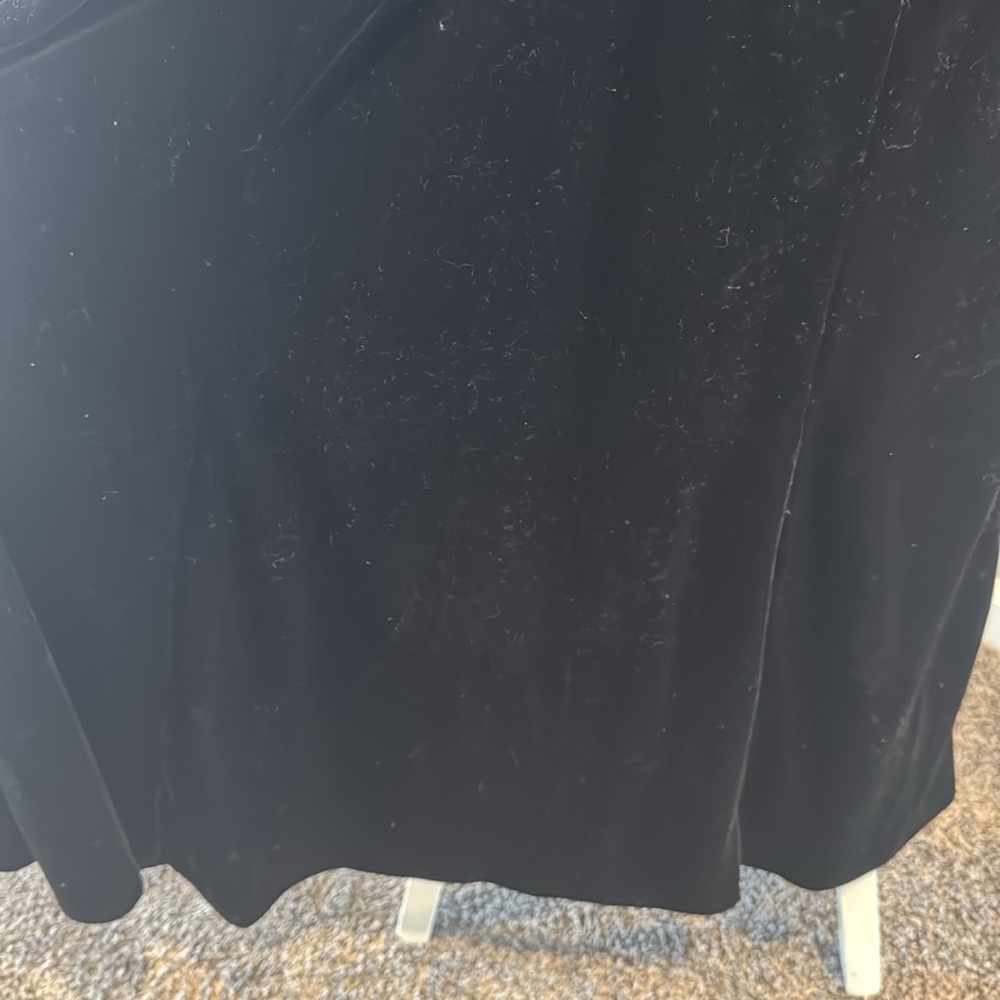 Black Velvet Dress - Picture 4 of 4
